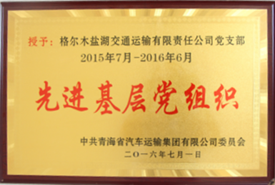 伟德国际1946bv集团先进基层党组织（2016.7）